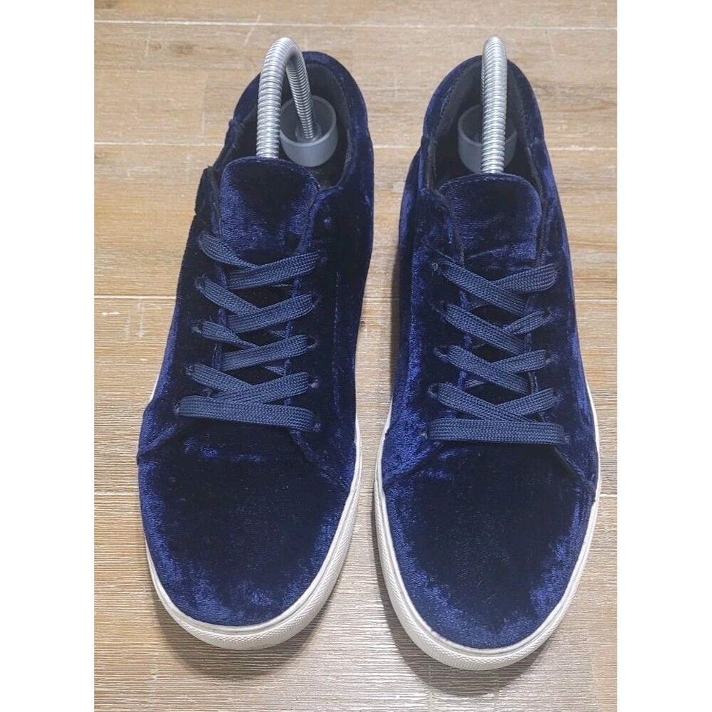 Kenneth Cole Abeo Marlow Sneakers Velvet Blue Purple Sz 9.5 N Neutral Foot Shoes - Picture 2 of 9